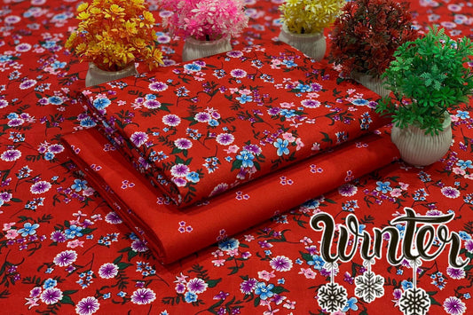 MARINA WOOL WINTER 2PC FLORAL PRINTS