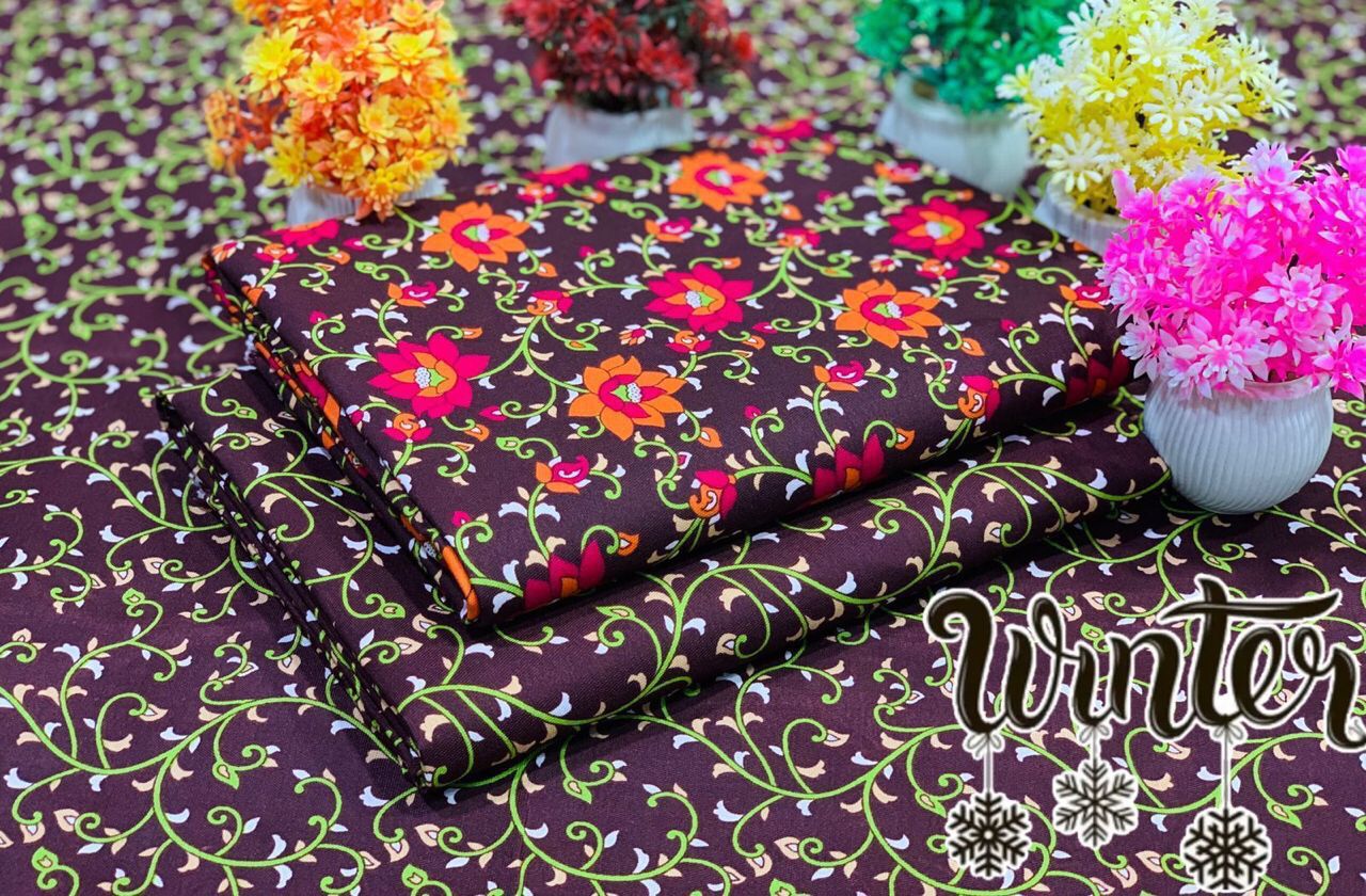 MARINA WOOL WINTER 2PC FLORAL PRINTS