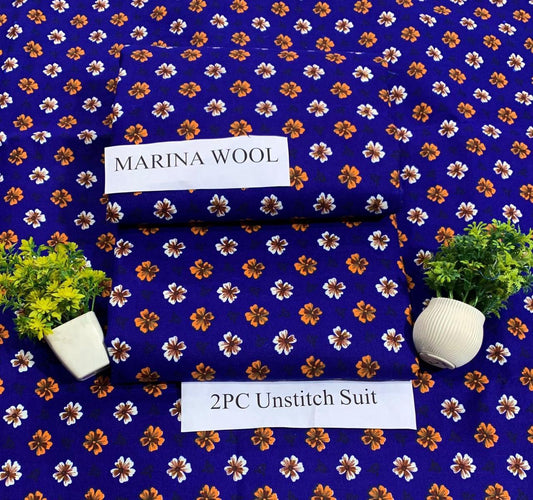 MARINA WOOL WINTER 2PC FLORAL PRINTS