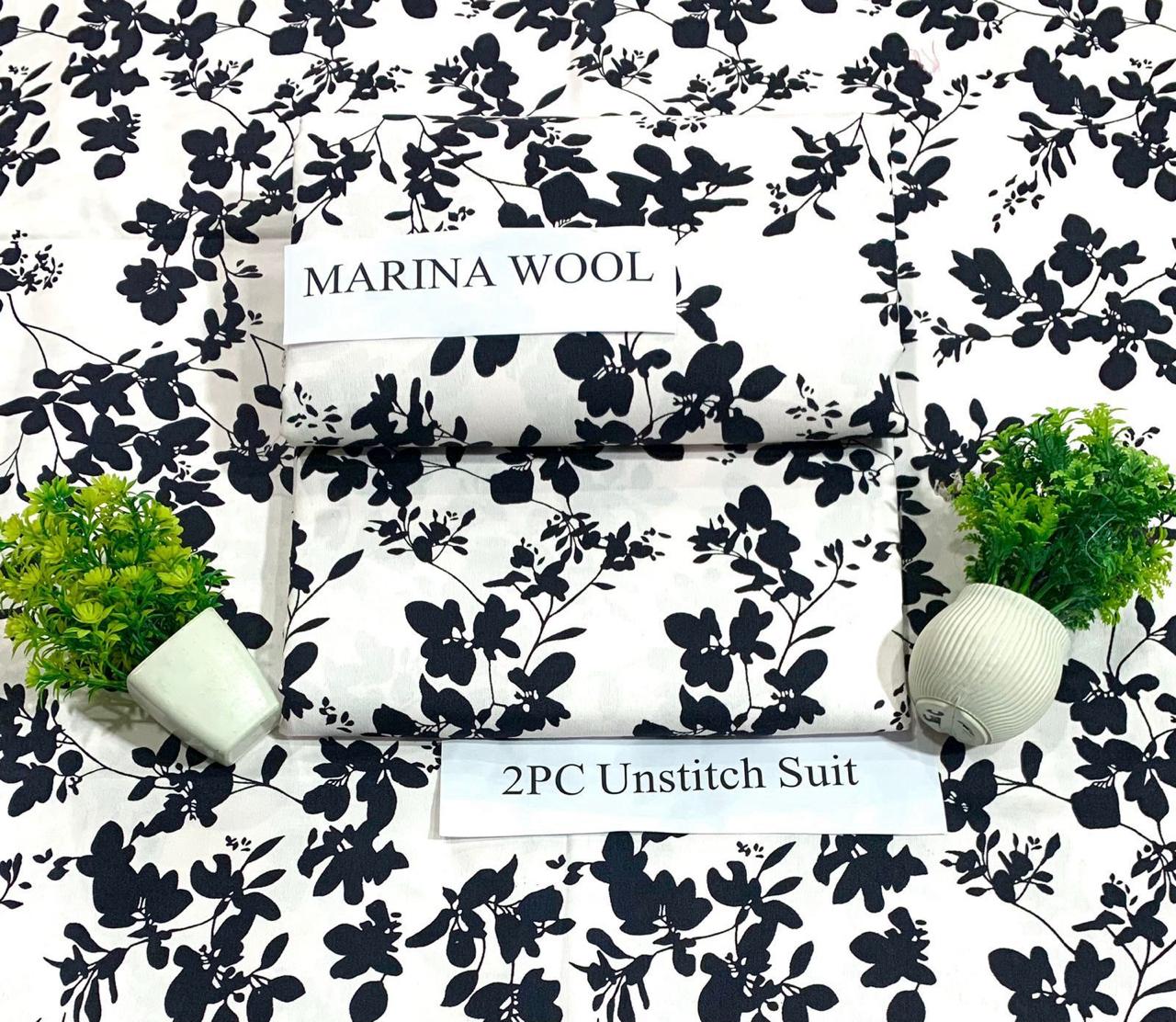 MARINA WOOL WINTER 2PC FLORAL PRINTS