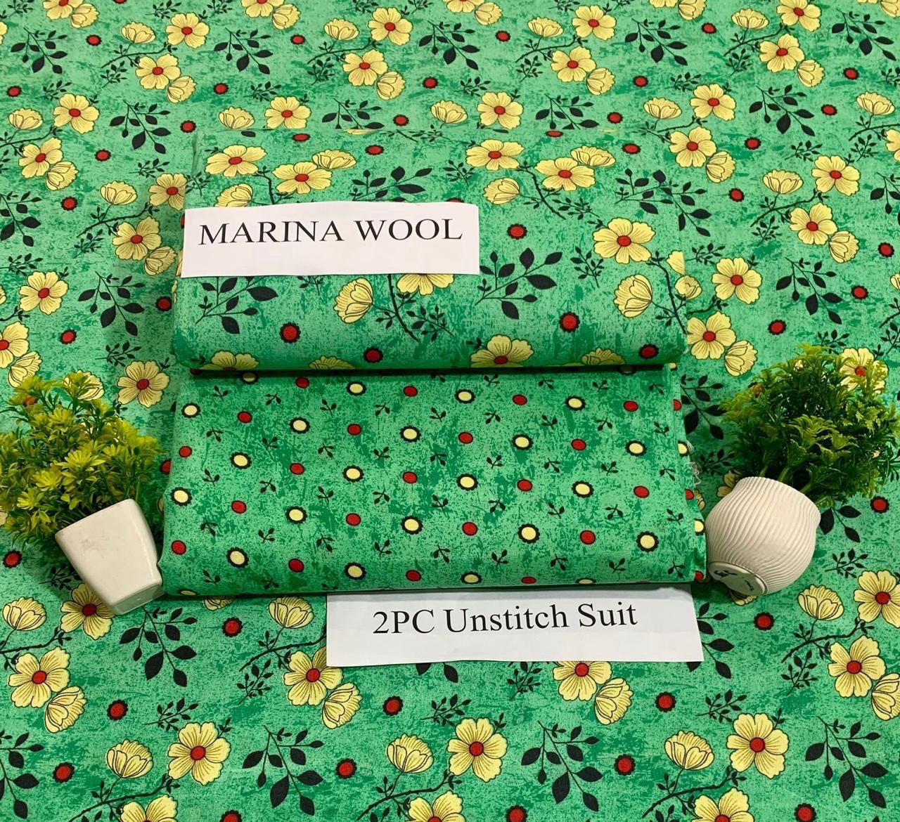 MARINA WOOL WINTER 2PC FLORAL PRINTS