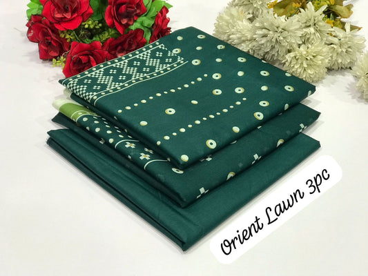 ORIENT LAWN 3PC DIGITAL PRINT LUXURY 90/70 WITH 100/100 VOIL DUPATTA