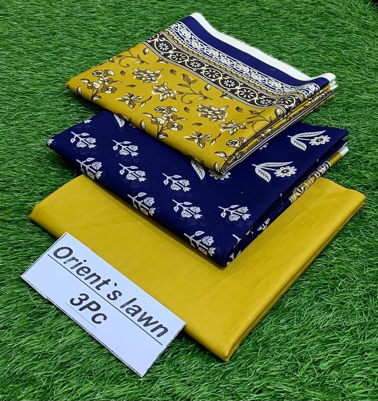 ORIENT LAWN 3PC DIGITAL PRINT LUXURY 90/70 WITH 100/100 VOIL DUPATTA