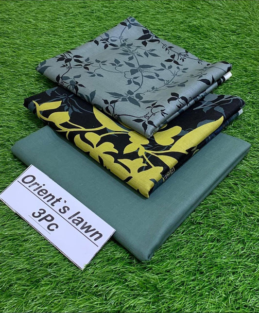 ORIENT LAWN 3PC DIGITAL PRINT LUXURY 90/70 WITH 100/100 VOIL DUPATTA