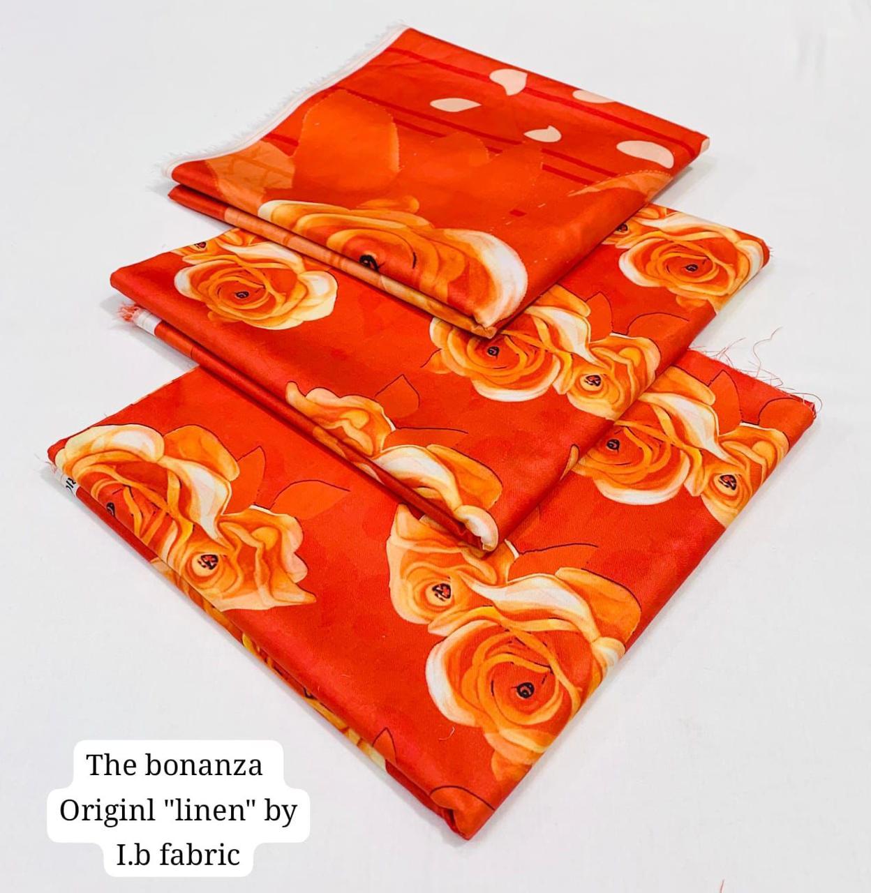 IB Bonanaza Digital Printed Linen 3PC